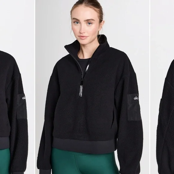 Alo yoga microsherpa solstice half zip - Picture 4 of 10